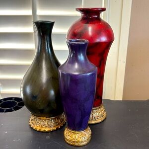 3 piece Vase Set.